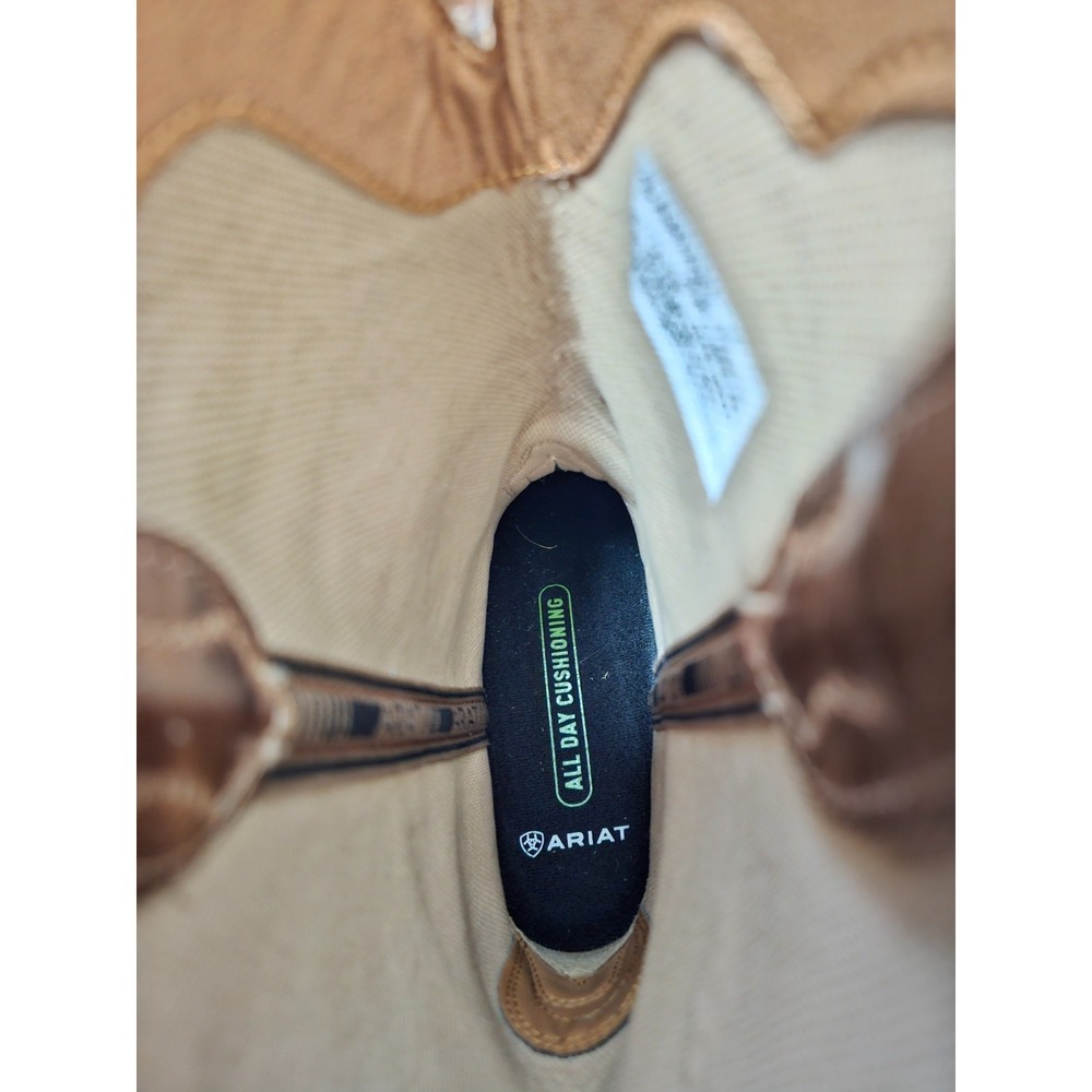 Ariat® (Women's 11 B) Round Up™ Performance Western Boots in Russet - $200 - Picture 10 of 12